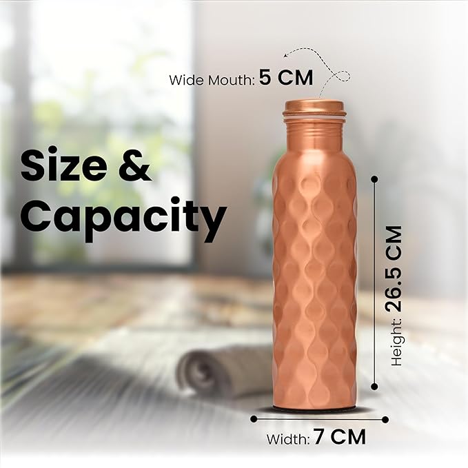 Diamond Hammered Bottle